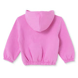 HelloBaby Heart Print Zip-Through Baby Hoodie (3-6 Months to 2-3 Years) Pink - ebebek