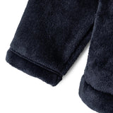 HelloBaby Buttoned Soft Fleece Baby Coat (3-6 Months to 2-3 Years) - Black Black - ebebek