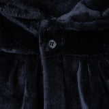 HelloBaby Buttoned Soft Fleece Baby Coat (3-6 Months to 2-3 Years) - Black Black - ebebek