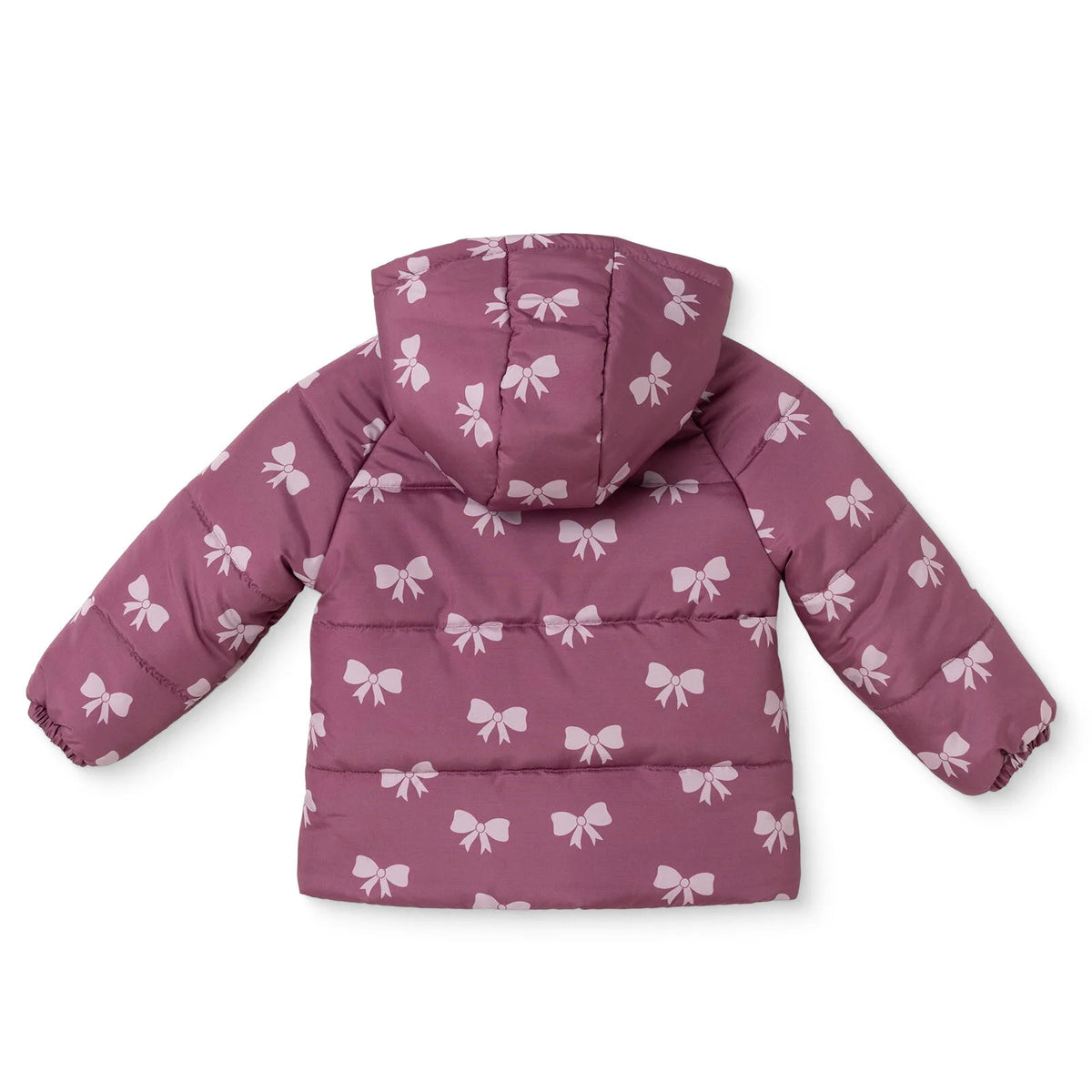 HelloBaby Hooded Bow Print Fleece Baby Jacket (9-12 Months to 4-5 Years)