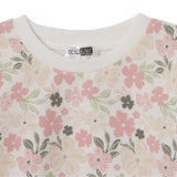 HelloBaby Floral Print Brushed Loopback Baby Sweatshirt (3-6 Months to 4-5 Years) - Ecru Printed