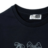 HelloBaby Bow Print Brushed Baby Sweatshirt (3-6 Months to 2-3 Years) - Black Black - ebebek