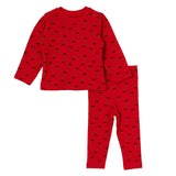 HelloBaby 2 Piece Cherry Print Baby T-Shirt & Leggings Set (1-3 Months to 12 Months)