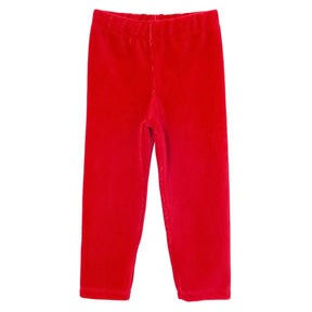 HelloBaby Winter Velour Baby Leggings (6-9 Months to 4-5 Years) - Red Red - ebebek