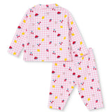 HelloBaby Fruit Print Long Sleeve Baby Pyjama Set (3-6 Months to 2-3 Years) Pink - ebebek