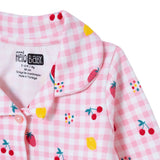HelloBaby Fruit Print Long Sleeve Baby Pyjama Set (3-6 Months to 2-3 Years) Pink - ebebek