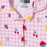 HelloBaby Fruit Print Long Sleeve Baby Pyjama Set (3-6 Months to 2-3 Years) Pink - ebebek