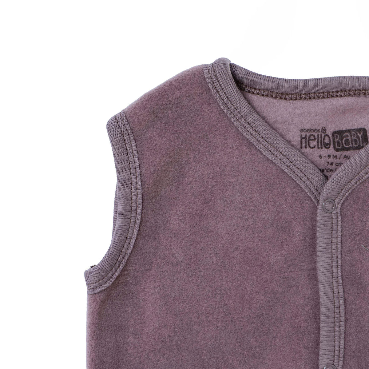HelloBaby Fox Print Fleece Baby Gilet (1-3 Months to 12 Months)