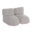 Kitti Knitted Baby Booties (One Size) Beige - ebebek