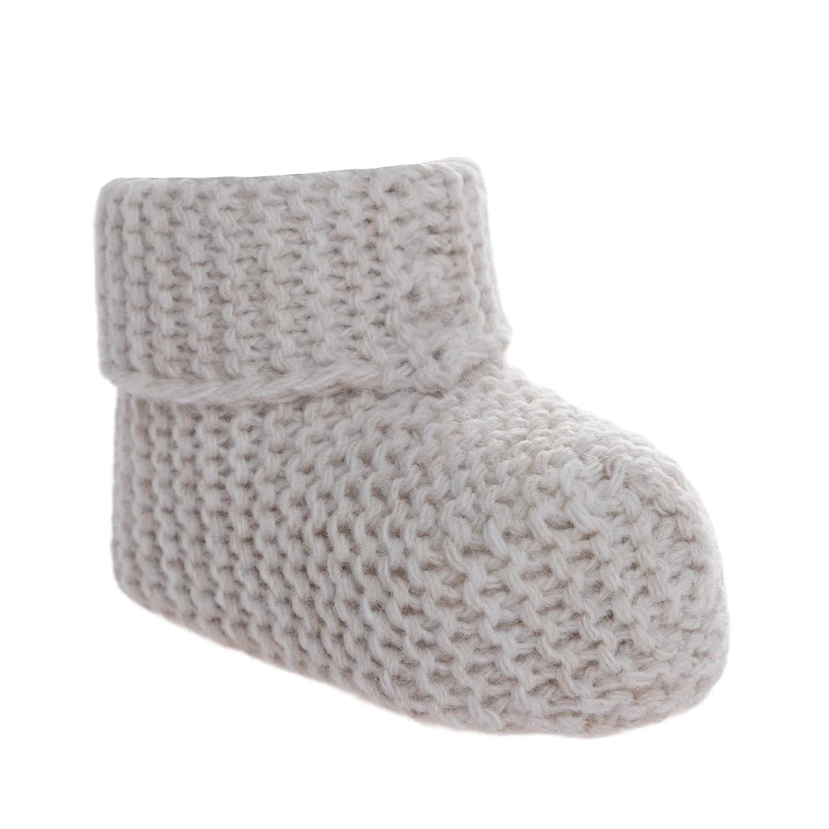Kitti Knitted Baby Booties (One Size) Beige - ebebek