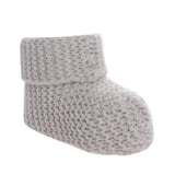 Kitti Knitted Baby Booties (One Size) Beige - ebebek