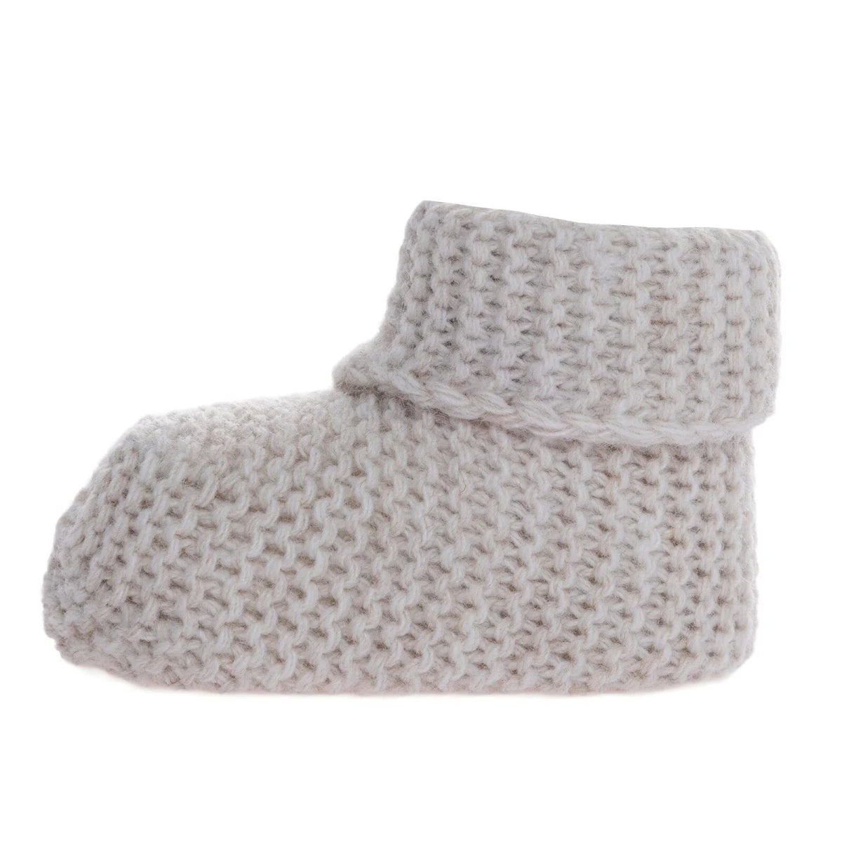 Kitti Knitted Baby Booties (One Size) Beige - ebebek