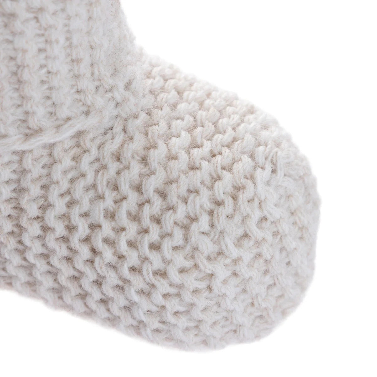 Kitti Knitted Baby Booties (One Size) Beige - ebebek