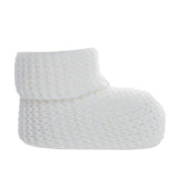 Kitti Knitted Baby Booties (One Size) Ecru - ebebek