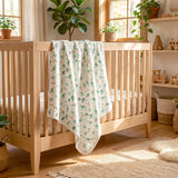 Little Dreams Dinosaur Print Baby Blanket (90 x 100 cm)