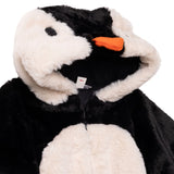 Midimod Animal Print Hooded Soft Fleece Baby Pramsuit (1-3 Months to 12 Months)