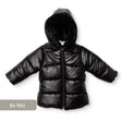 Midimod Water-Repellent Hooded Baby Coat (12 Months to 2-3 Years) Black - ebebek