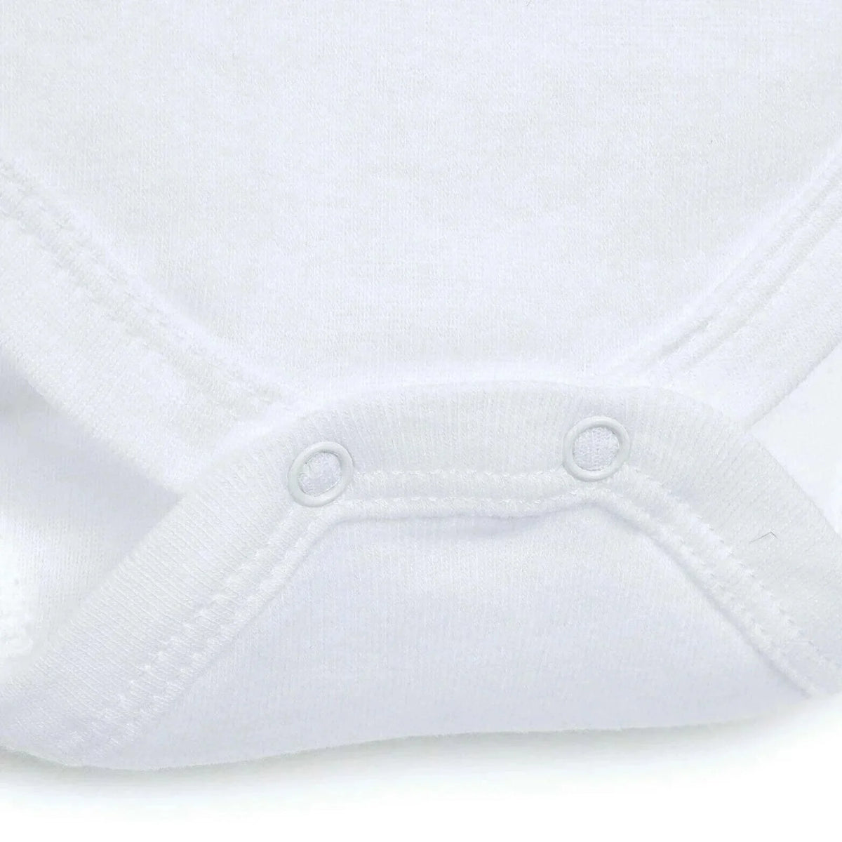 HelloBaby Unisex White Short Sleeve Bodysuits 12 Pack - White
