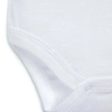 HelloBaby Unisex White Short Sleeve Bodysuits 12 Pack - White
