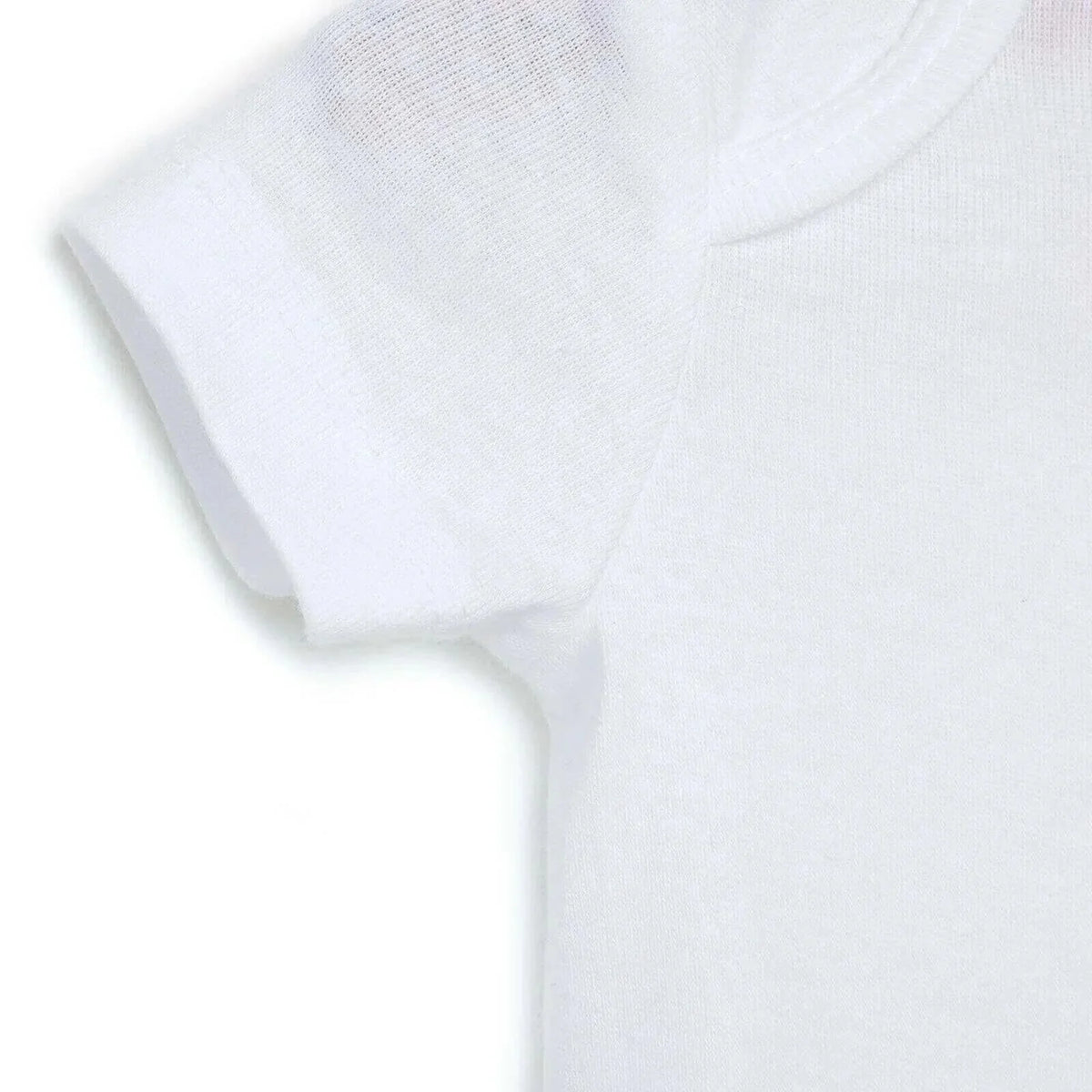 HelloBaby Unisex White Short Sleeve Bodysuits 12 Pack - White
