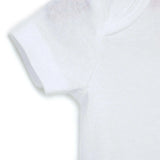 HelloBaby Unisex White Short Sleeve Bodysuits 12 Pack - White