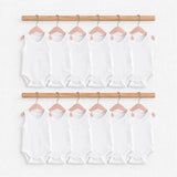 HelloBaby Unisex White Sleeveless Vest Bodysuits 12 Pack - White White - ebebek