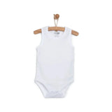 HelloBaby Unisex White Sleeveless Vest Bodysuits 12 Pack - White White - ebebek