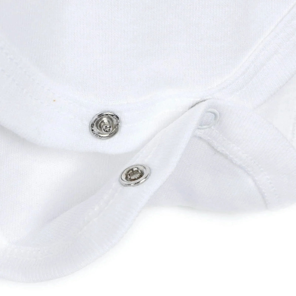 HelloBaby Unisex White Strappy Bodysuits 12 Pack - White