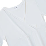 Baby Mom Women's Short Sleeve V-Neck Nightdress (S to 2XL) Ecru - ebebek