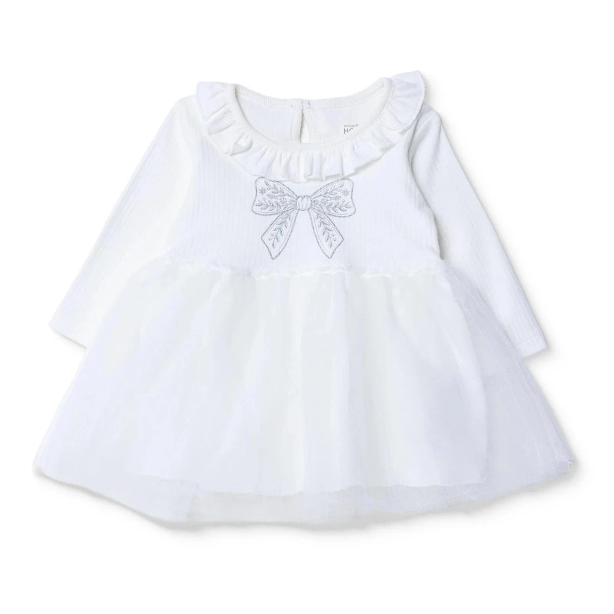 HelloBaby Jacquard Knit Baby Ceremony Outfit (1-3 Months to 12 Months) Ecru - ebebek