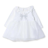HelloBaby Jacquard Knit Baby Ceremony Outfit (1-3 Months to 12 Months) Ecru - ebebek