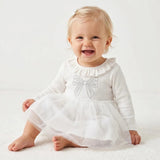 HelloBaby Jacquard Knit Baby Ceremony Outfit (1-3 Months to 12 Months) Ecru - ebebek