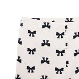 HelloBaby 2 Pack Bow Print Interlock Footless Baby Bottoms (3-6 Months to 2-3 Years)