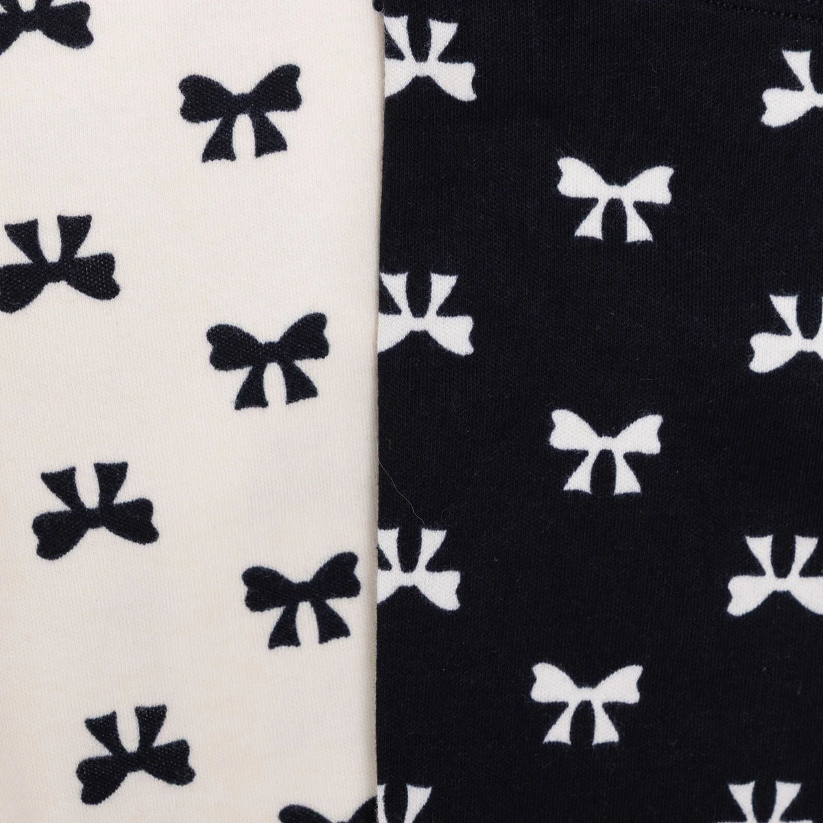 HelloBaby 2 Pack Bow Print Interlock Footless Baby Bottoms (3-6 Months to 2-3 Years)