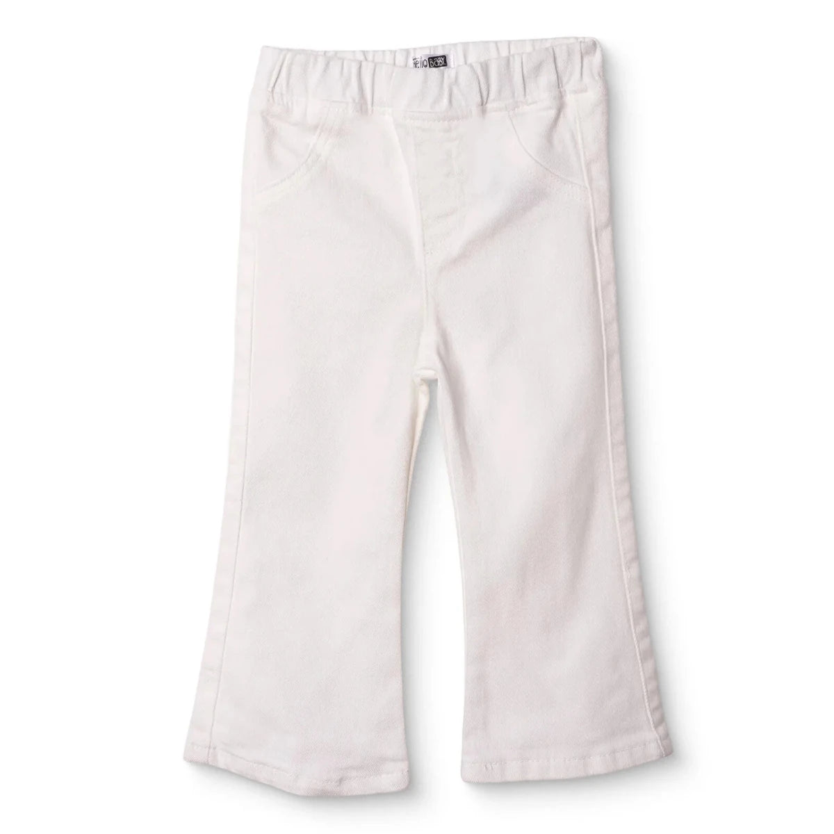 HelloBaby Girls Denim Trousers Buttoned Berry Belle Full Length - Ecru Ecru - ebebek