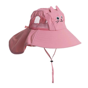 HelloBaby Girls Sun Hat - Pink Pink - ebebek