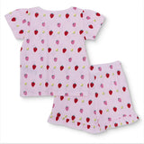 HelloBaby Girls T-shirt & Shorts Set Print - Pink Printed Pink Printed - ebebek