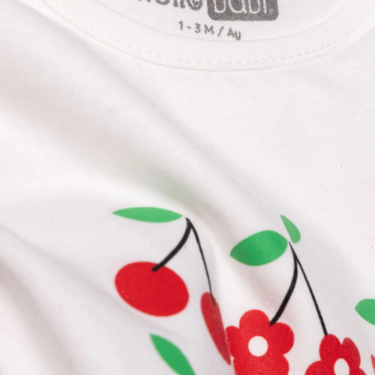 HelloBaby Girls T-shirt & Shorts Set Cherry Print - Red Red - ebebek