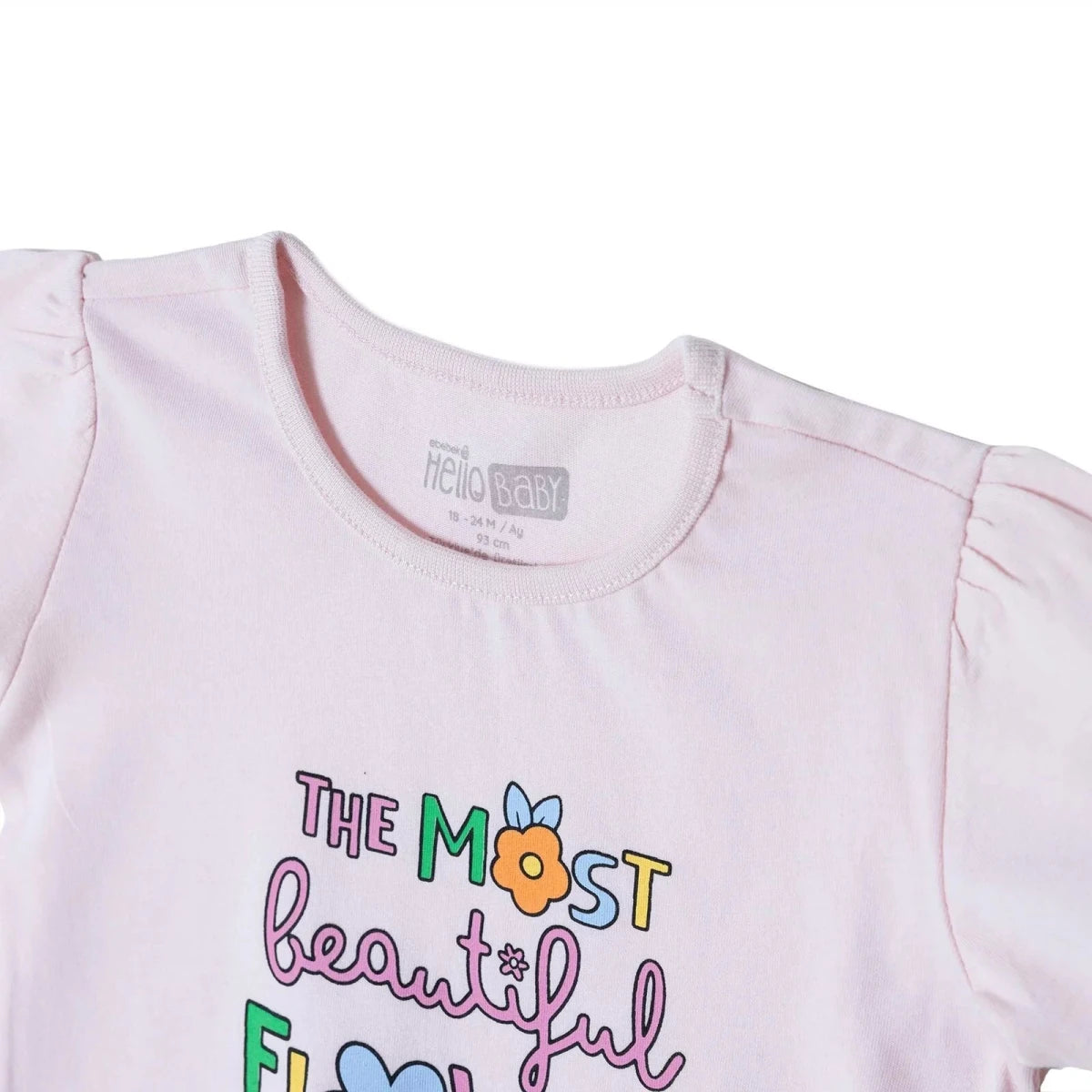 HelloBaby Girls T-shirt Slogan Print - Salmon Salmon - ebebek