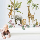 Live Vida Tropical Giraffe Large Wall Stickers - ebebek - Black Friday
