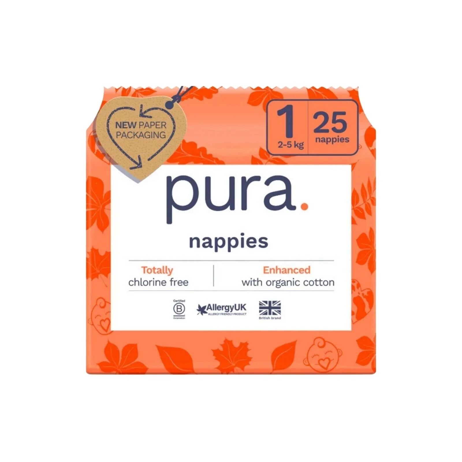 Pura Eco Nappy Size 1 - 25 nappies - ebebek - Black Friday