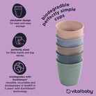 Vital Baby Nourish Perfectly Simple Cups Pack of 5 - Vital Baby - ebebek