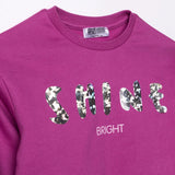 HelloBaby Motto Girl Sweatshirt - Leggings - Purple Purple - ebebek