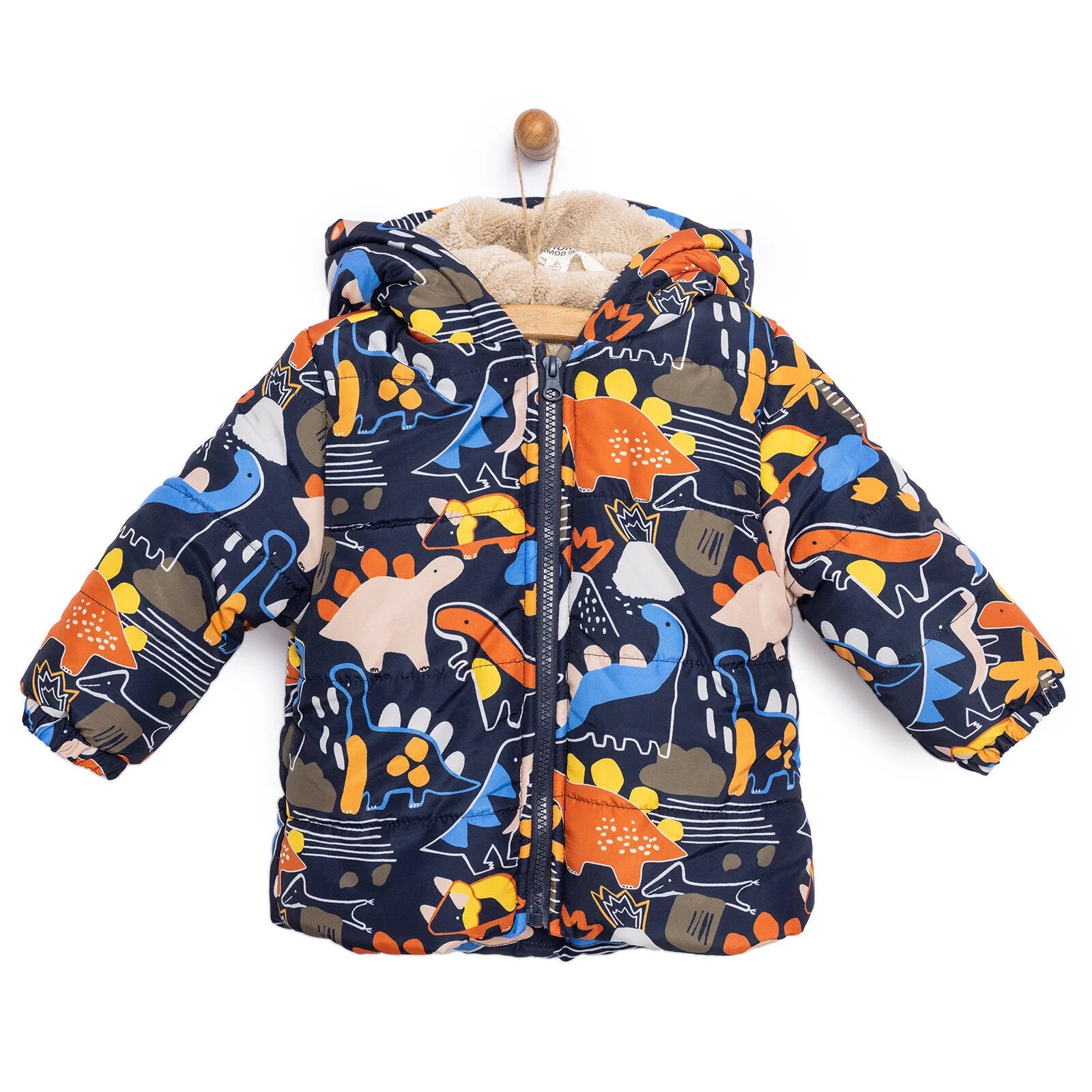 Midimod Basic Boy Dinosaur Printed Hoode - Printed - ebebek - Black Friday