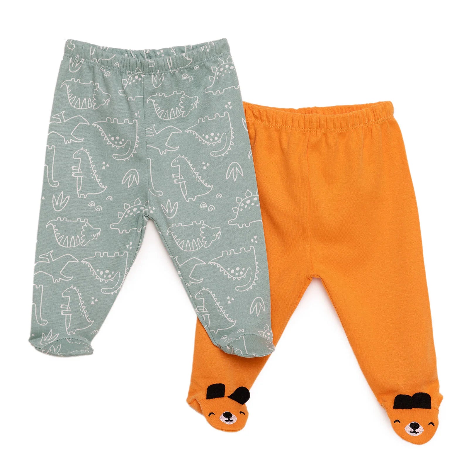 HelloBaby Boy 2 Piece Footed Bottom - Orange - ebebek - Black Friday