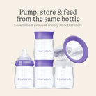 Lansinoh Breastmilk Storage Bottles 4 pcs - Lansinoh - ebebek