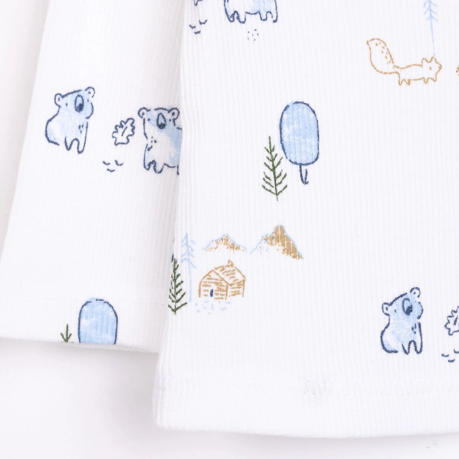 HelloBaby Boy Long Sleeve Pyjamas Set - Ecru - ebebek - Black Friday