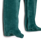 HelloBaby My First Christmas Newborn Unisex Velvet Footed Jumpsuit - Green - ebebek - Black Friday