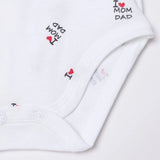 HelloBabyys Short - Sleevedysuit Envelope Neck Short Sleeve - Ecru Ecru - ebebek