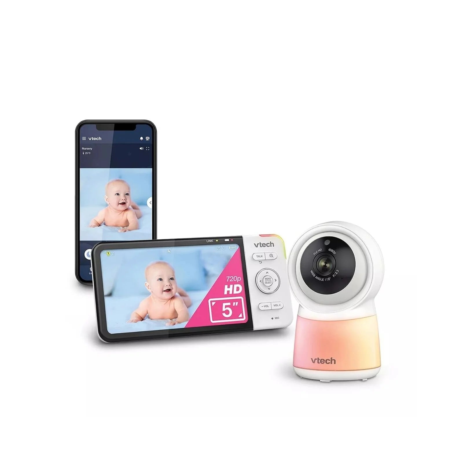 VTech RM5755HD 5" Smart Wi - Fi 1080p Video Baby Monitor - ebebek - Black Friday